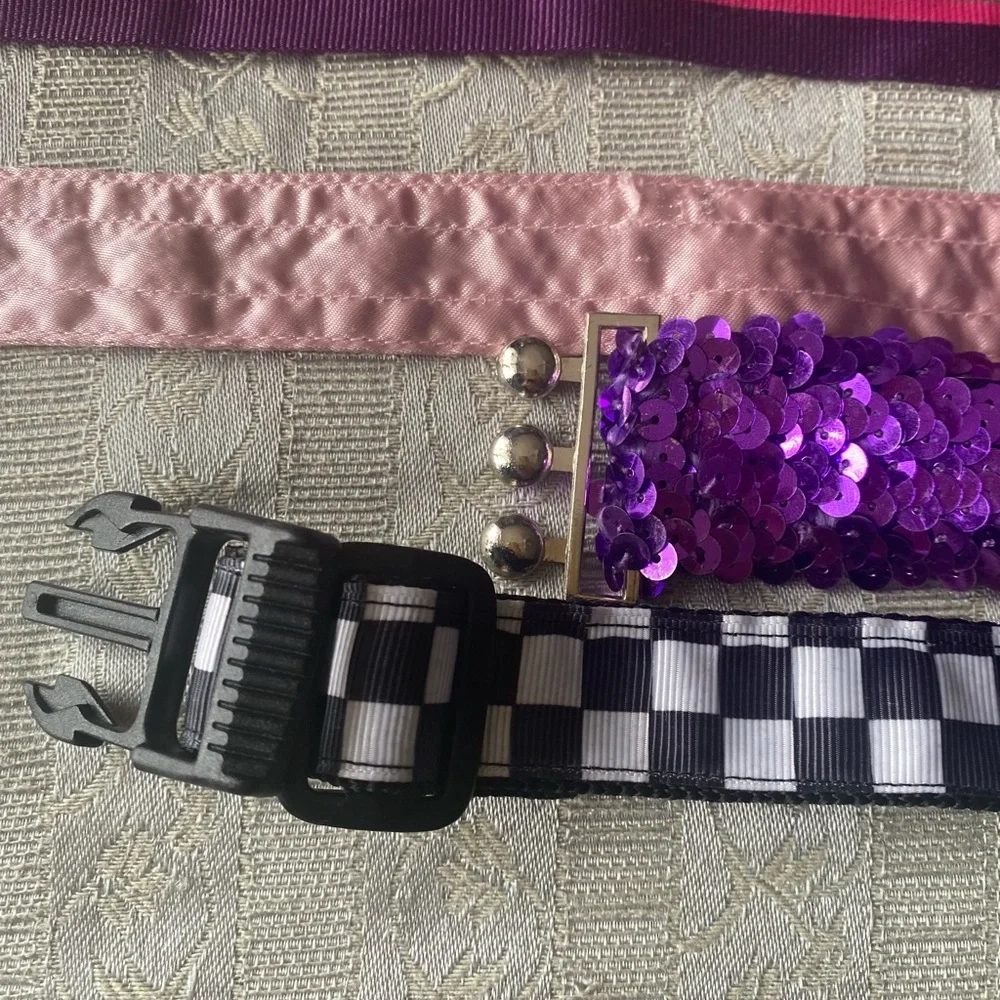 Bundle of girls belts